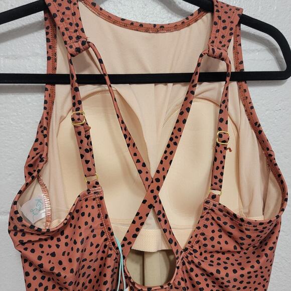 Kona Sol High Coverage One Piece Swimsuit Size 17 - Picture 9 of 11